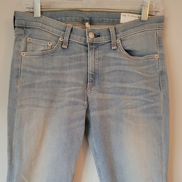 Rag & Bone Size 29 Skinny Jeans Sonoma Capri Light Wash Swamis GREAT CONDITION - Picture 1 of 10